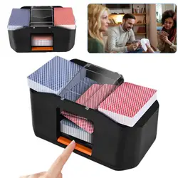 Automatic Card Shuffler 2000mAh Rechargeable Quiet Electric Poker Card Dealer Machine Card Dealing Tool CasinoEquipment