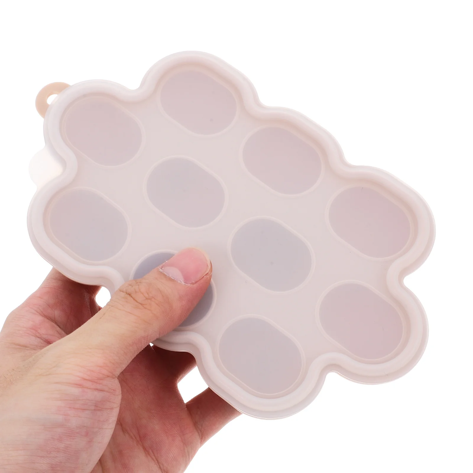 

Silicone Baby Food Freezing Tray Non-Stick Ice Cube Mold Stackable Bpa-Free Container For Home Kitchen Ice Coffee Cocktail