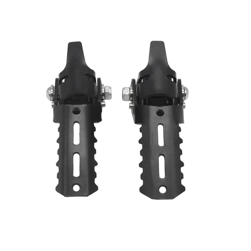 For BMW F800GS S1000XR F750GS F850GS Motorcycle Front Foot Pegs Folding Footrests Clamps 22-25mm Black