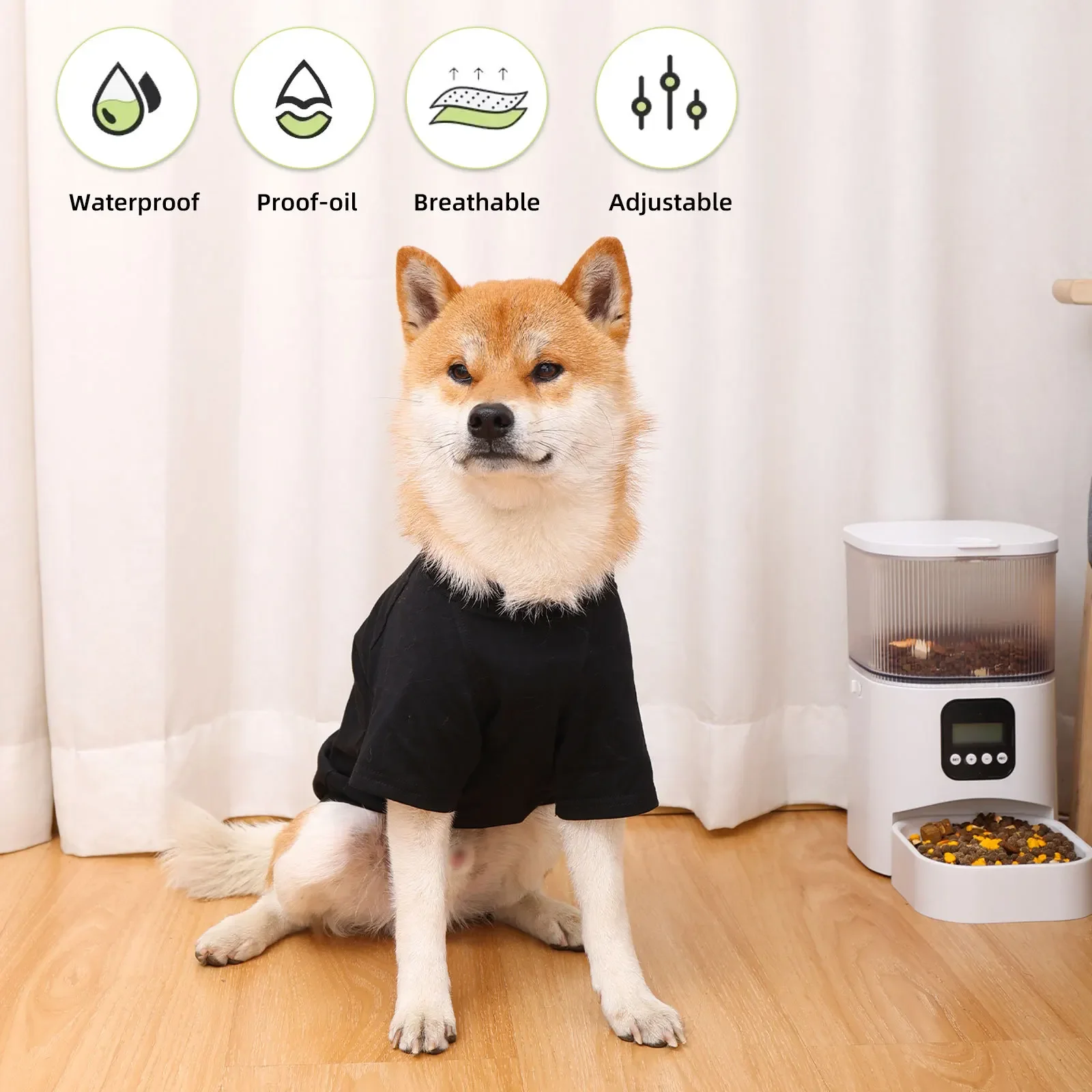 

Pet Clothes Dog Costume Spring and Summer Dog Clothes for Big Dogs Short Sleeved Thin Cotton T-shirt Puppy