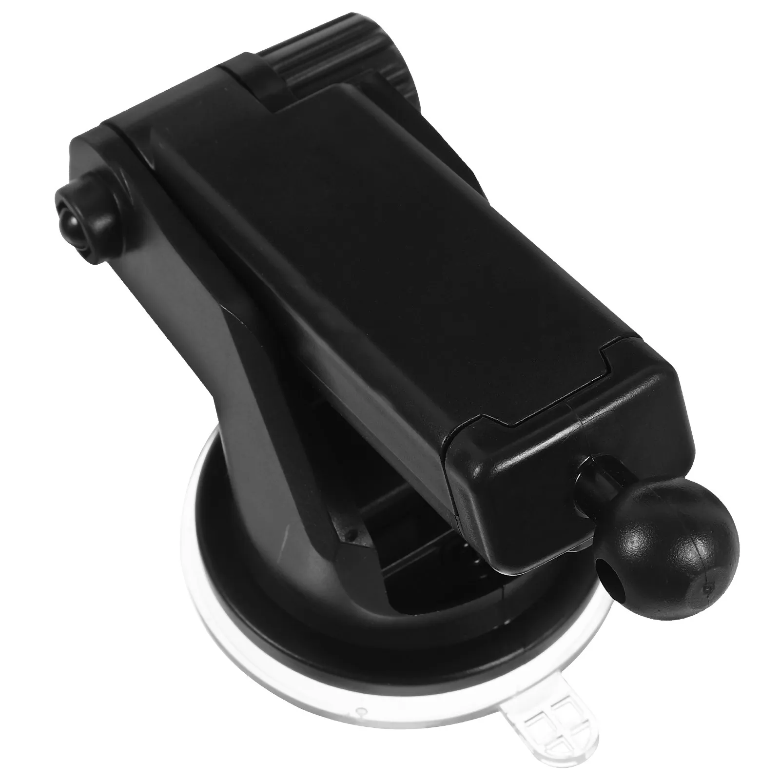 Car Dash Camera Suction Mount Holder Dash Cam Mount with 360 Rotating Head Retractable Pole Strong Suction Base Fits Phones Up