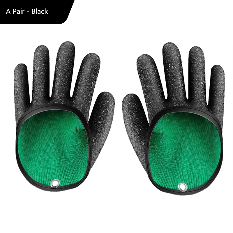 

1/2 шт. рыболовные перчатки, рыболовные перчатки с магнитной пряжкой, латексные нескользящие и устойчивые к шипам рыболовные охотничьи перчатки, аксессуары