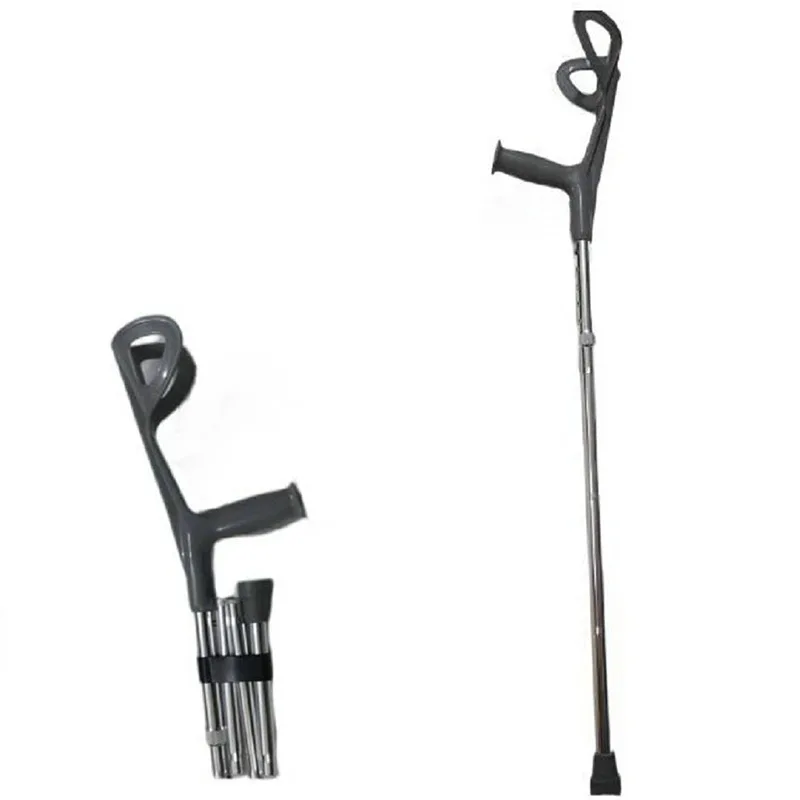 Adjus       Folding Cane Non-slip Por       Outdoor Retrac       Aluminum Alloy Stick Collapsible Telescopic Axillary Crutches