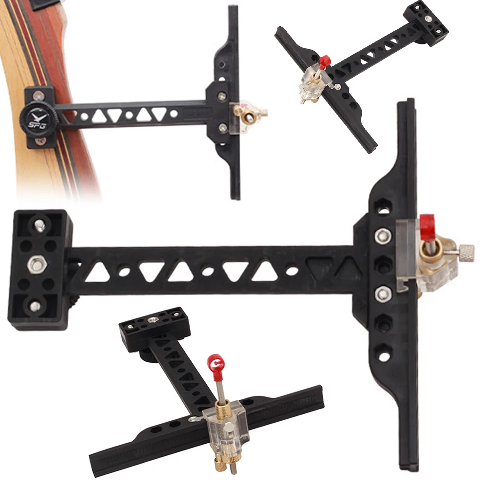 Archery Recurve Sight Accurate Adjustable Bow Sight Lightweight Recurve Bow Sight T Shape Bowsight for Practice