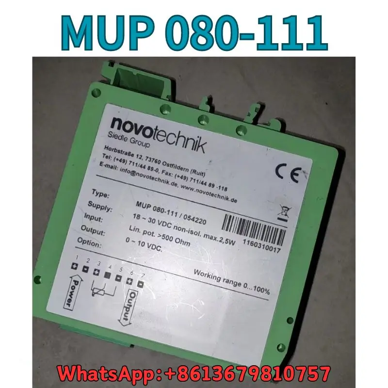 

Бывший в употреблении MUP 080-111 054220 тест ОК Быстрая доставка