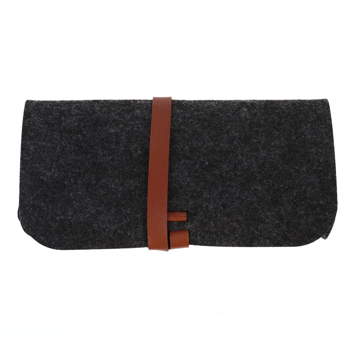 

Portable Orange Felt Glasses Storage Case Minimalism Style Travel Organizer for Artists Calligraphers Architects Writers