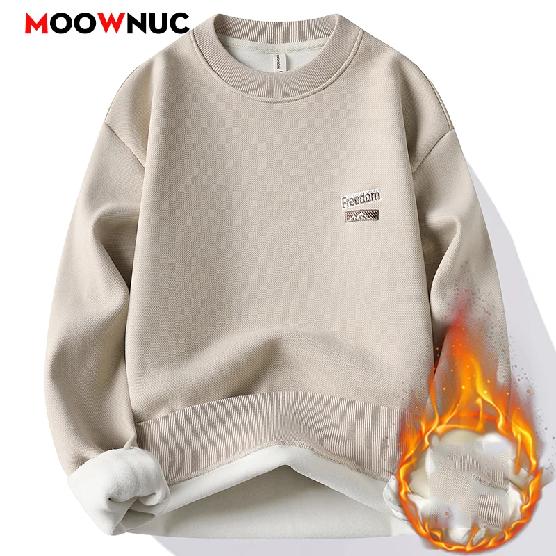 

Men's Warm Knitted Sweater Pullovers Male Casual Thick Sweater Streetwear Fashion Clothing Spring Autumn Winter Men Clothing