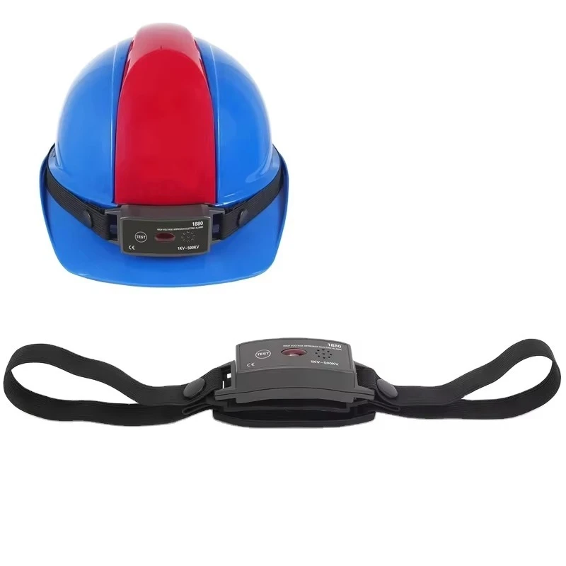 Helmet Type High Voltage Detector ETCR1880 1KV-500KV Non-contact Proximity Alarm Portable Electric Power Safety Warning Tester