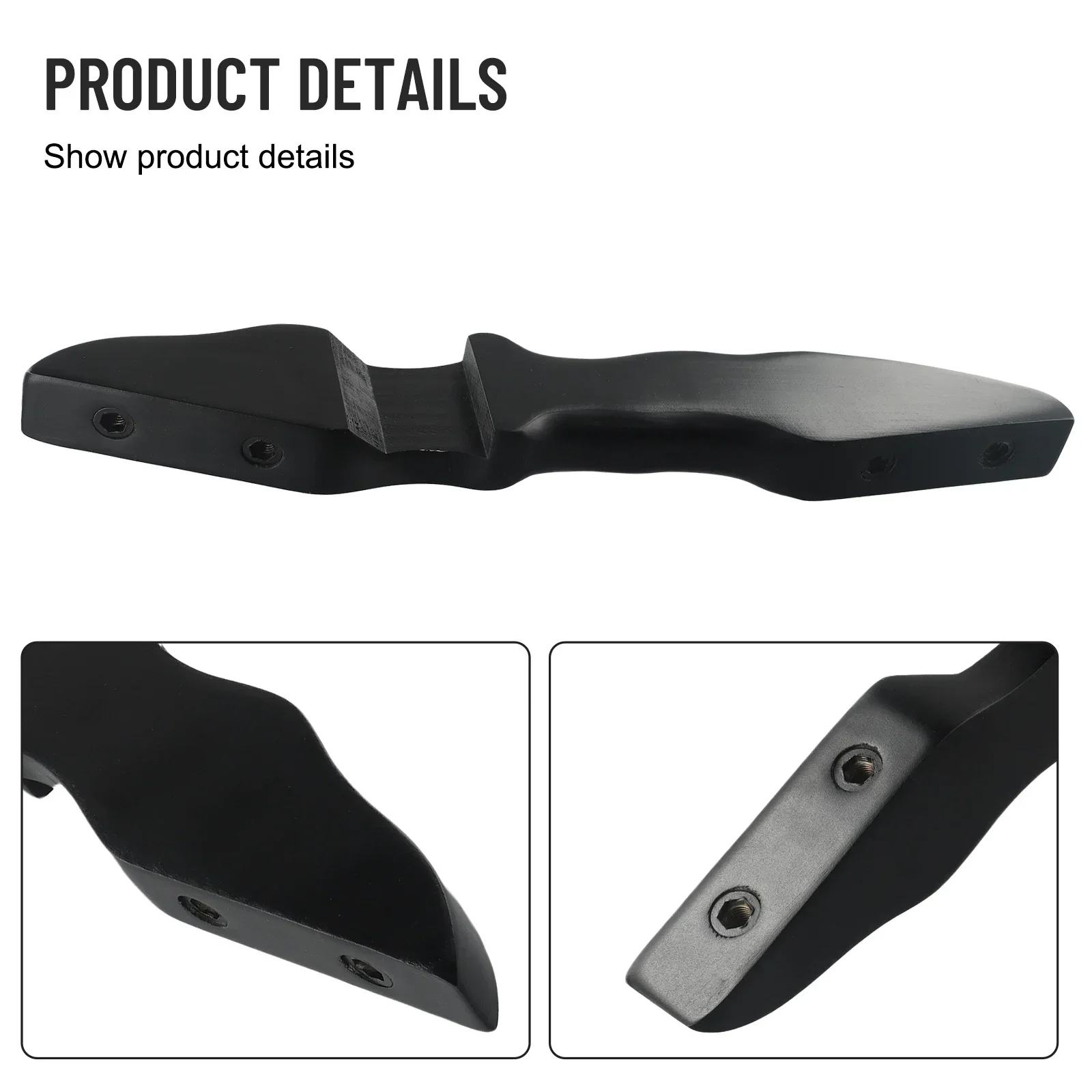 Split Straight Bow Handle Wooden Riser Black Bow Body Detachable Bow Riser Accessory Pull Riser For Bow Riser Hot Sale 2023 New