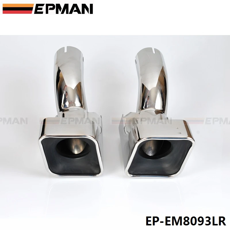 Epman Chrome SS304 Exhaust Muffler Tip For Land Rover 12-13 Range Rover sports  Exhaust Tips (1 Left + 1 Right) EP-EM8093LR