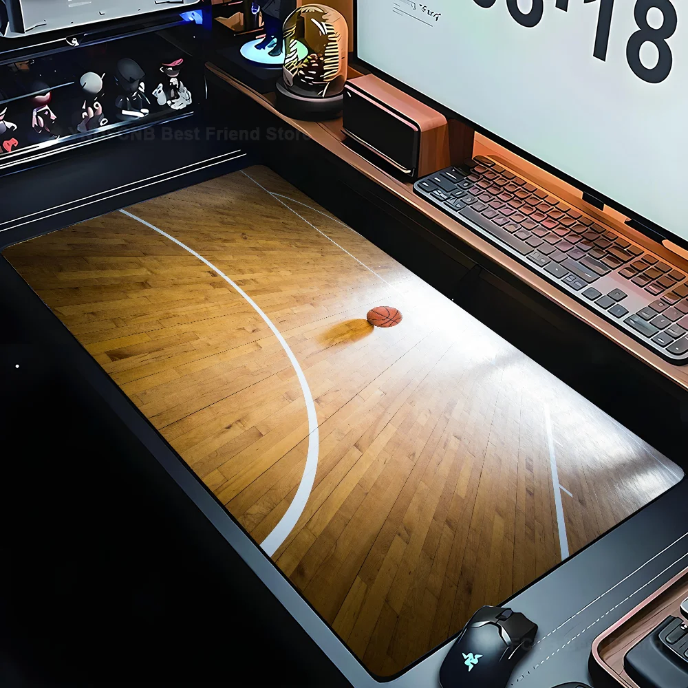 

Basketball Court Mouse Mat Desk Mat With Pad Gaming Accessories Prime Gaming XXL Keyboard Pad