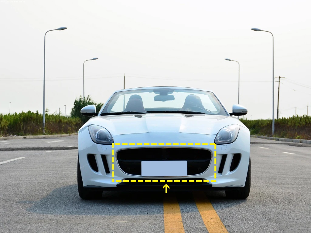 Carbon Fiber Front Grille Grill for Jaguar F-type 5.0T 2-Door 2014-2016