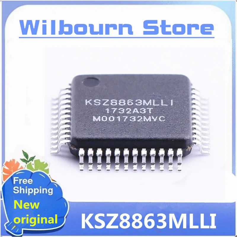 2PCS/LOT KSZ8863MLL KSZ8863MLLI LQFP48 Available in stock