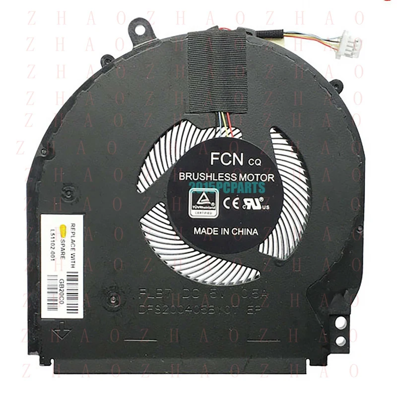 

L+ New for HP Pavilion X360 14" 2-in-1 14-DH 14-DH1036TX CPU Cooling fan L51102-001
