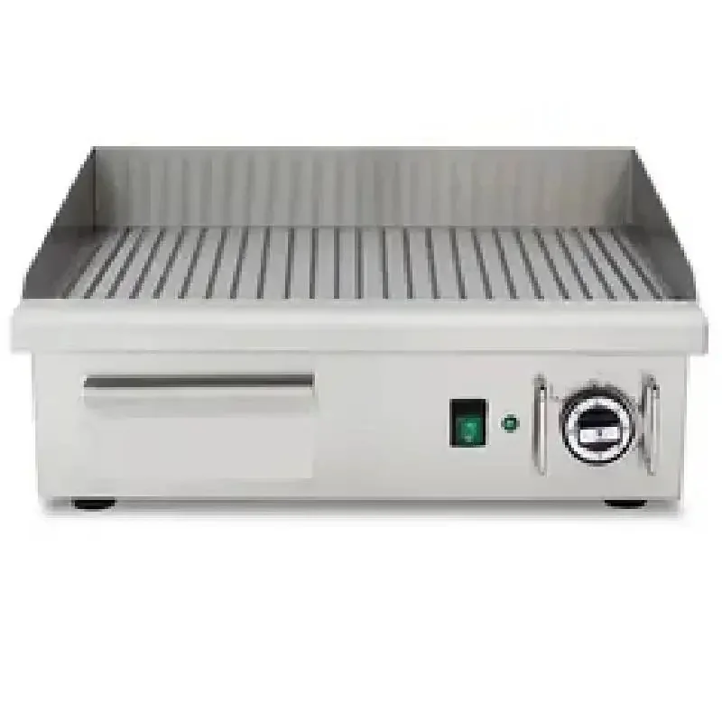 

Restaurant Equipment 55CM Stainless Steel Tabletop Electric Grill Commercial Electric Griddle