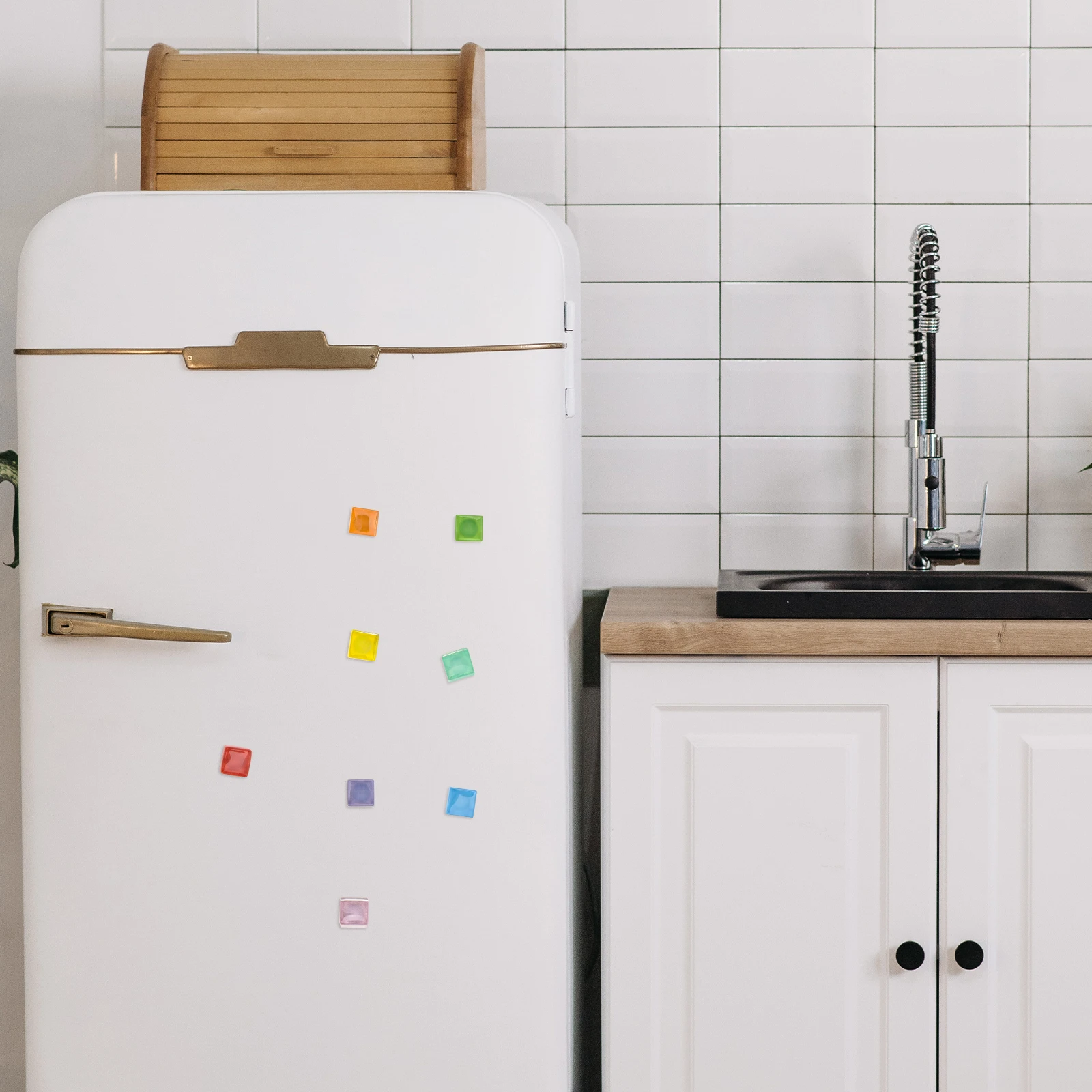 

10Pcs Small Refrigerator Magnets Colored Magnetic Fridge Decorations for Whiteboard Home Office Use Lightweight Magnets
