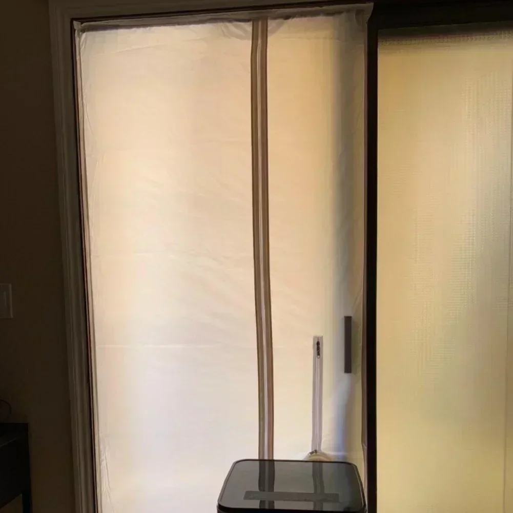 

Sliding door sealing cloth for For Air conditioning units and dryers made of waterproof fabric fits patio doors 210 by 90 cm