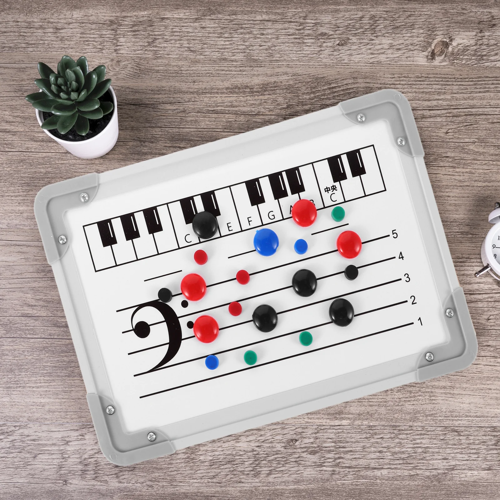 

Double-Sided Whiteboard Erasable Board for Piano Learning Music Theory Teaching Home Classroom Erasable Board