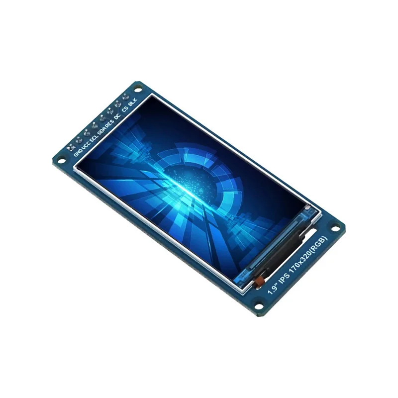 1 Stuks Nieuwe 1.9 Inch Ips Full Angle Tft Scherm Lcd-Scherm Kleur Display Module Spi Seriële Poort High-Definition 170X320