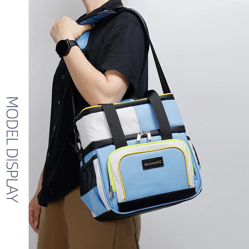Large-capacity lunch bag, multifunctional picnic and delivery bag,, wine cooler bag wholesale