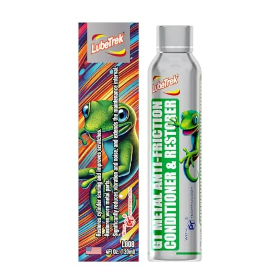 

GT Metal Anti-Friction Conditioner & Restorer - Engine Treatment & Oil Additive for High-Mileage Cars - Reduces Friction, Stops