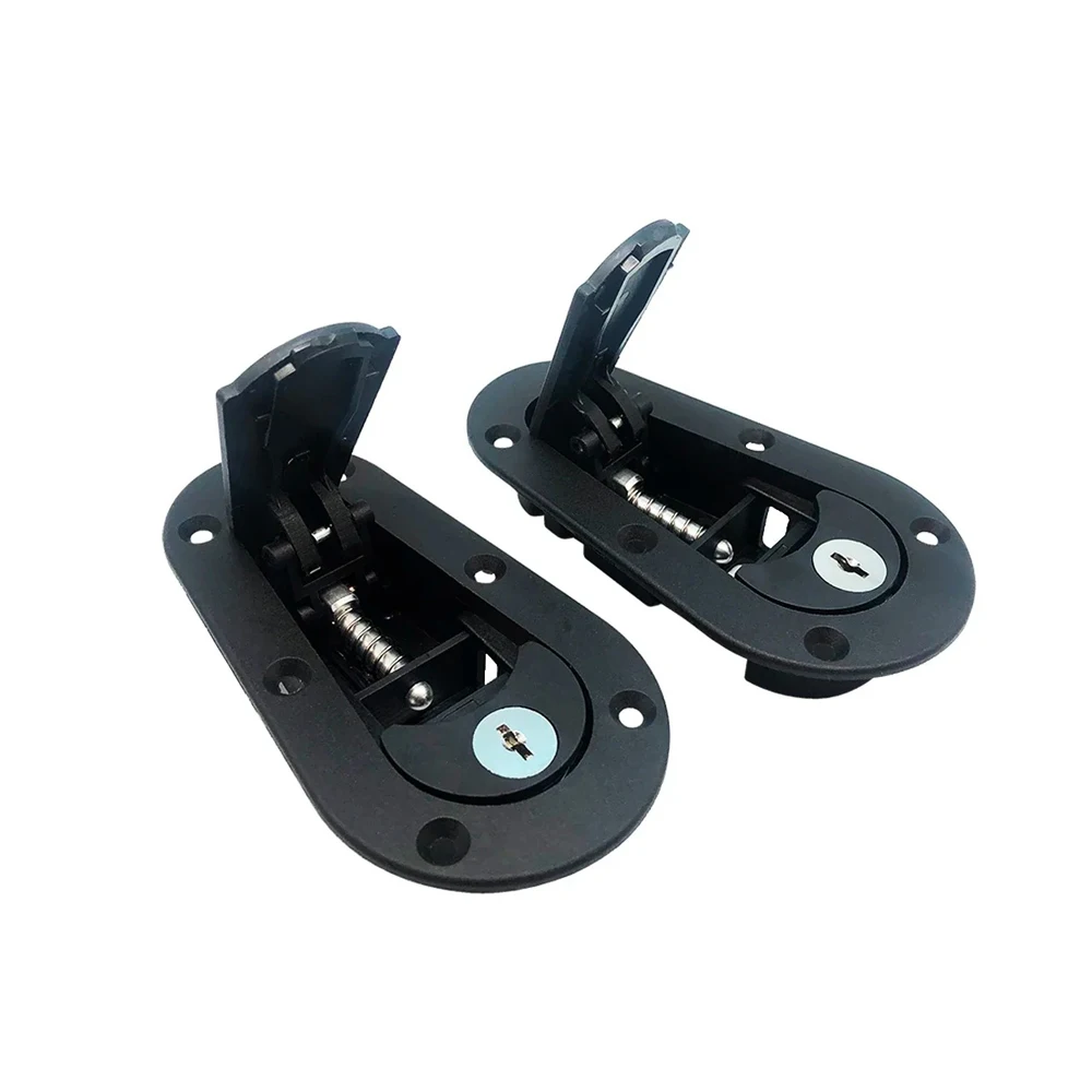 BONTO Racing Hood Lock Engine Bonnet Pin Latch Kits Refitting With Keys Mount Car Accessories Black/Carbon