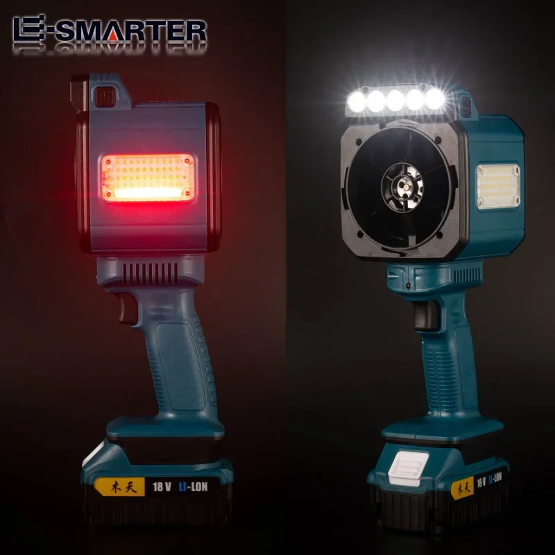 

Portable Rechargeable High-Power Blower - Lithium Battery Turbine Fan for Outdoor Camping & Snow Blowing