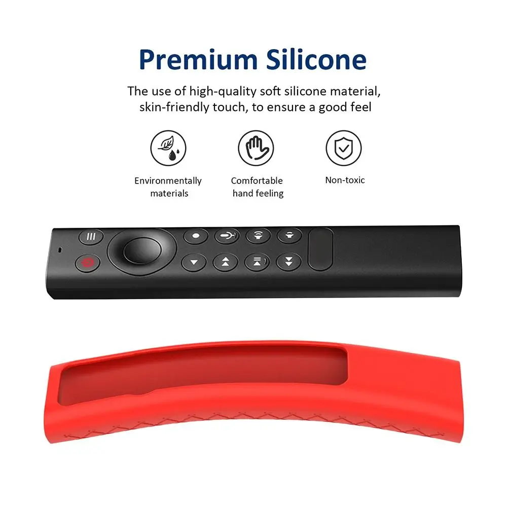 Protective Case Remote Control Case Plain Color Silicone TV Stick Cover Shockproof for NVIDIA Shield TVPro/4K HDR view 6