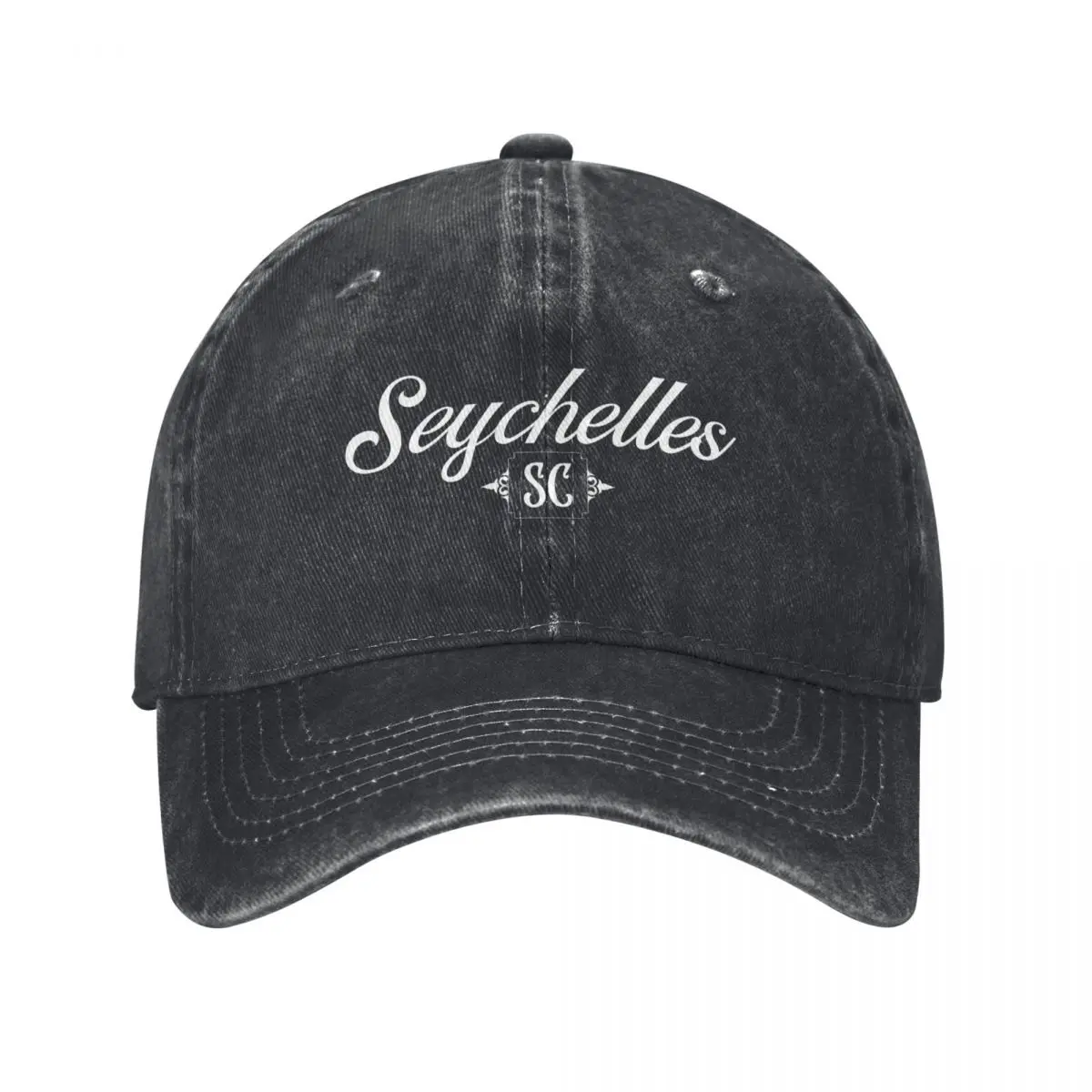 Republic of Seychelles Country Code, SC, Repiblik Sesel Baseball Cap Horse Hat winter hats for men Sun Cap Ladies Men's