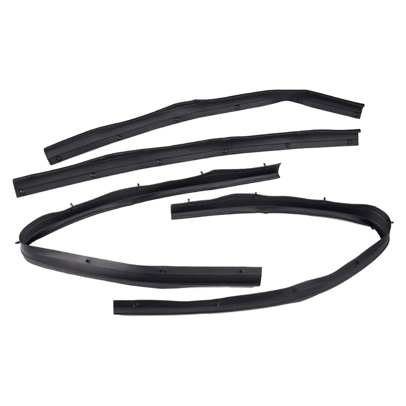 4 Pcs Door Lower Rubber Weather Strip Seal Kit Component For Ford F250 F350 F450 F550 Ford Excursion F81Z-2520758-AA