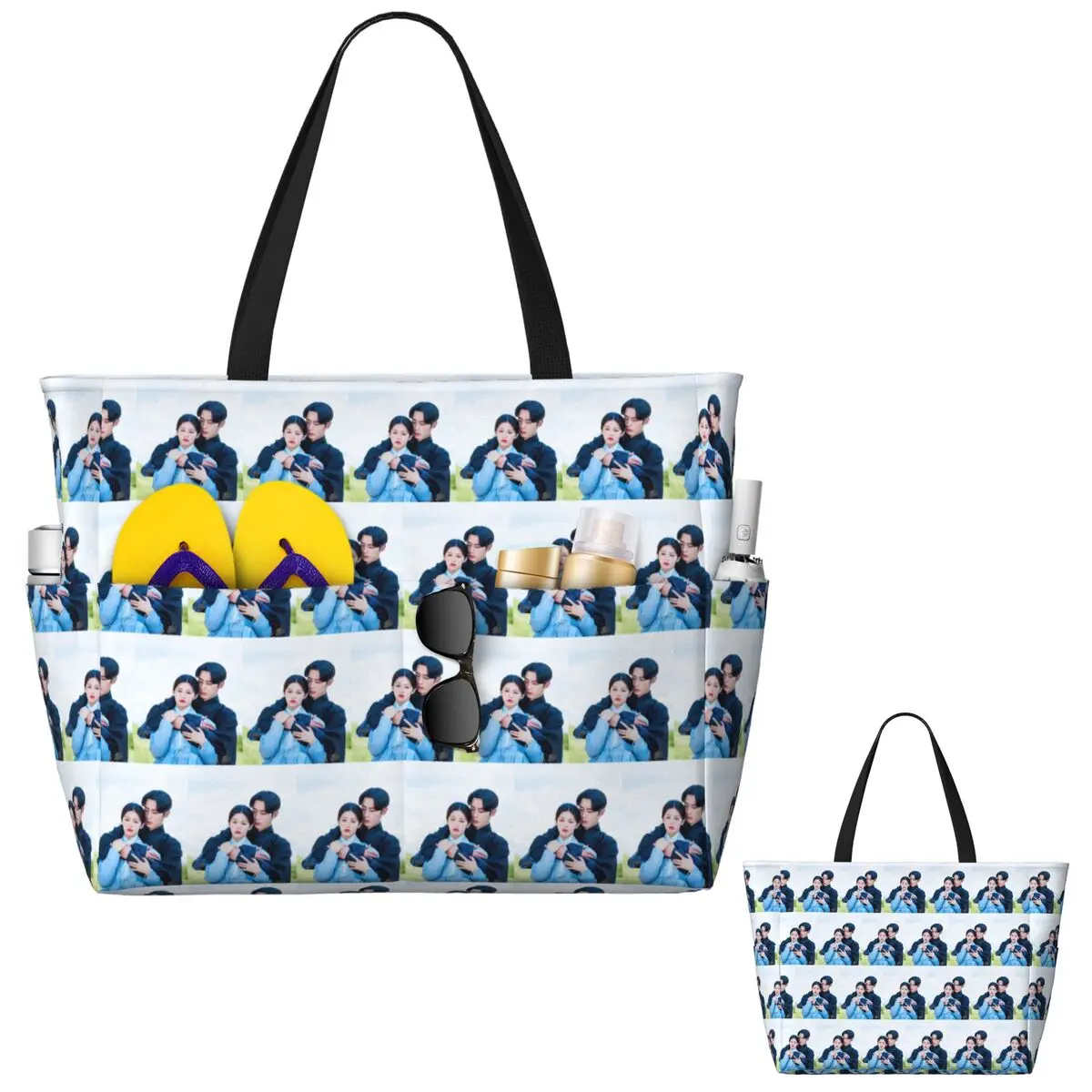 Kdrama Alchemy Of Souls Light And Shadow Beach Tote Bag Sport Gym Yoga Duffle Large Tote Bag Women Travel Bag Fitness bag