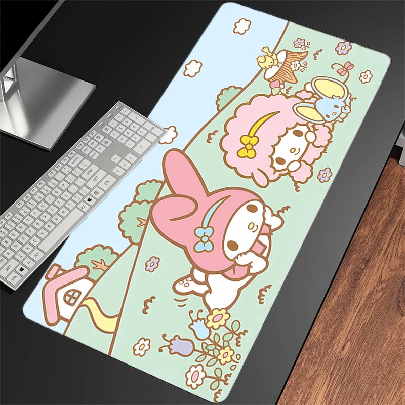 マウスパッド マイメロディ Eスポーツ ラバーゲームアクセサリー Gabinete ゲーマー PC コンピューターデスクマット 滑り止めキーボードパッド タブレットマウスパッド