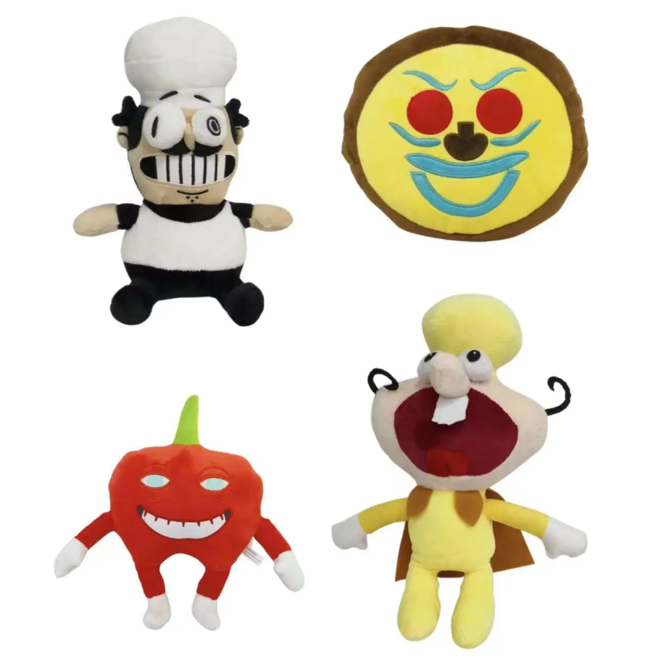 New Game Pizza Tower Pepperman Peripheral Action Figure Toys Cute Soft Home Room Decor Dolls For Kid Charm Birthday Gift