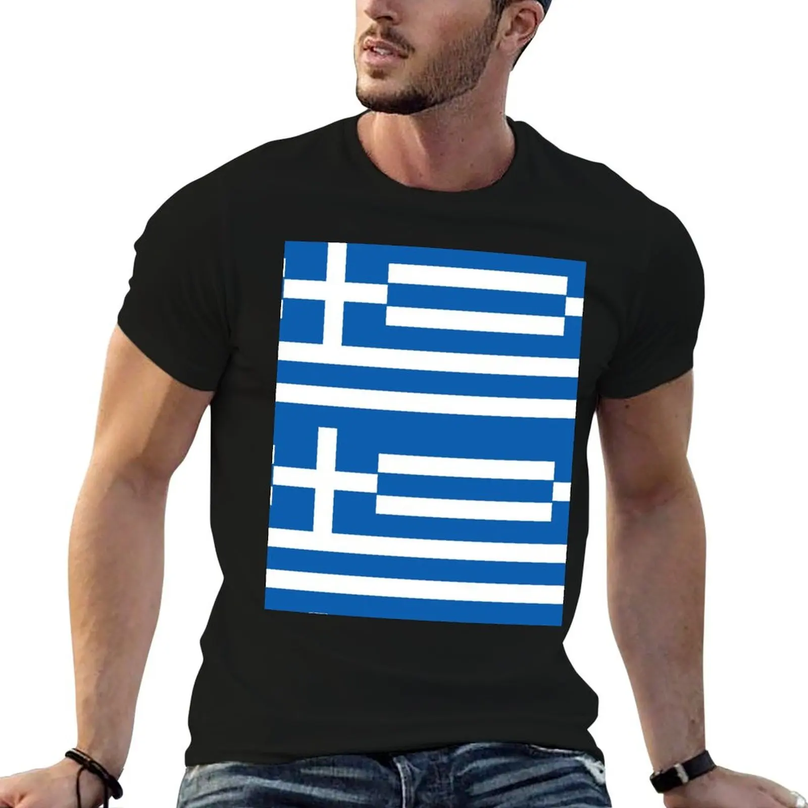 

Greece Greek Flag T-Shirt t shirts for man pack white cotton t shirt man T-Shirt