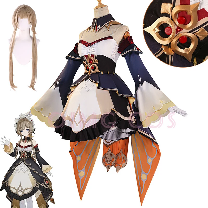 

Genshin Impact Marionette Sandrone Cosplay Costume Adult Carnival Anime Halloween Party Costumes Masquerade Women Game