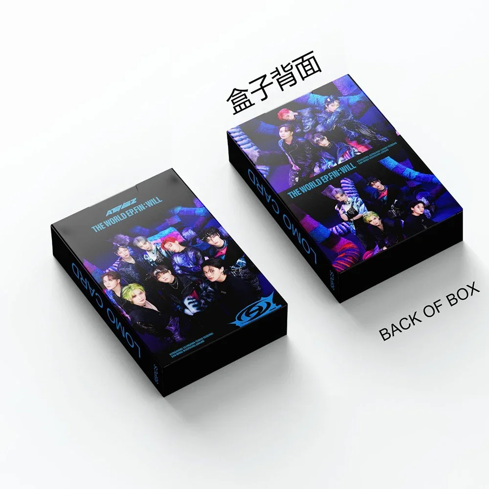 55pcs Kpop ATEEZ Lomo Cards Photocards THE WORLD EP.FIN : WILL New Album Photo Print Cards