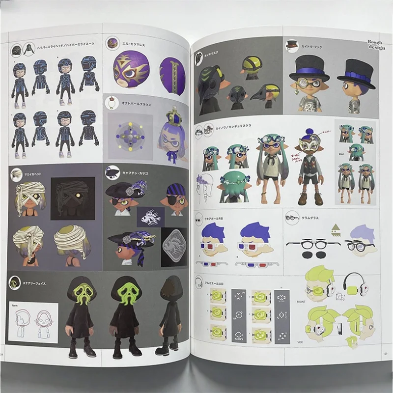재고 있음 오리지널 일본어 버전 288 페이지 Splatoon 3 시리즈 아트 세트 컬렉션 도서 생일 선물 희귀 컬렉션 가치