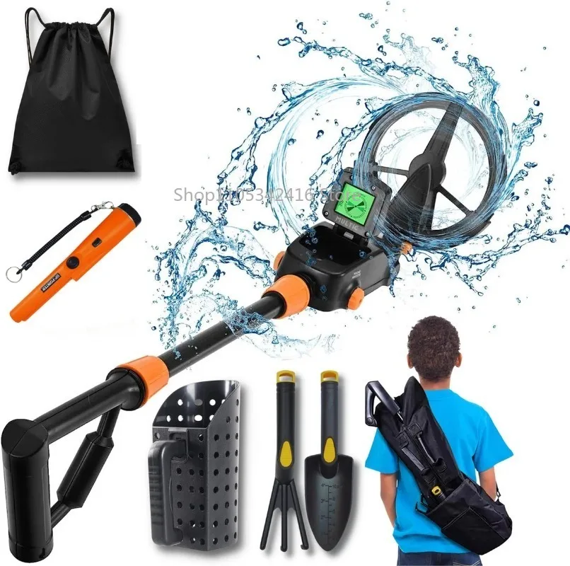 Kids’ Educational Metal Detector Toy, Fun Gold-Detecting Tool Ideal for Children’s Outdoor Adventure & Exploration Activities