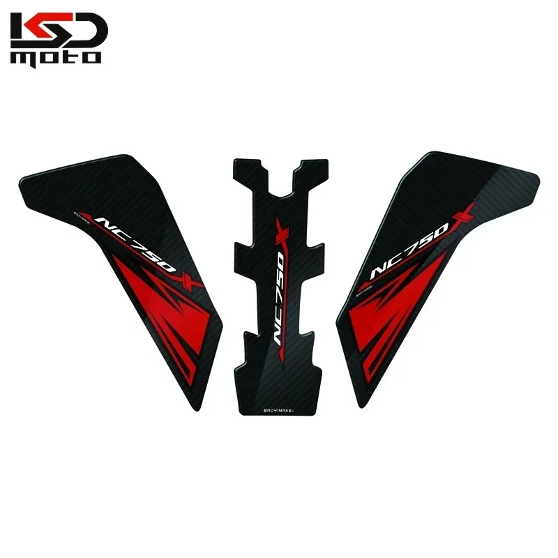 Motorcycle body fairing sticker Tank Pads Gas Knee Grip Traction Sticker  For  NC700X NC750X NC 750 X 2018 2019 2020 2021