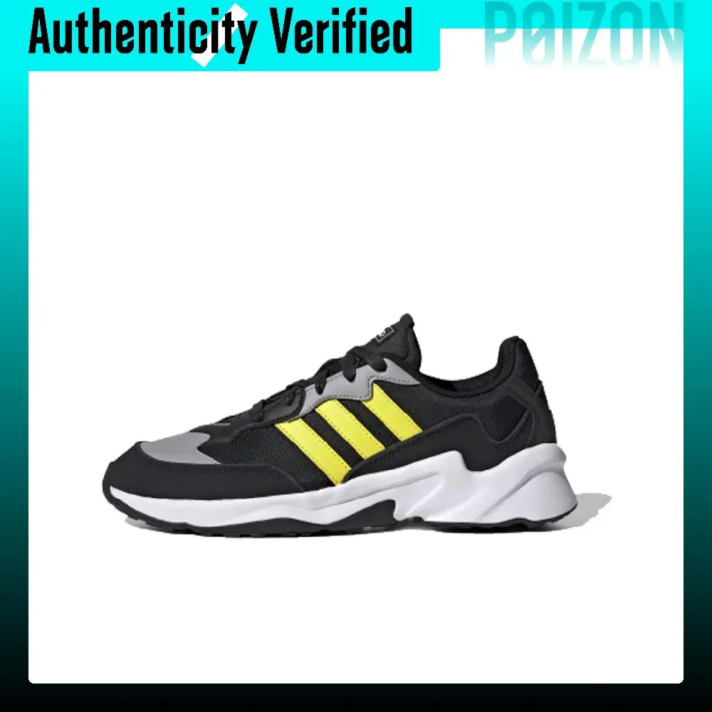 Adidas Neo 20 FX Running Shoes Men's Low Top Black/Yellow EH0548