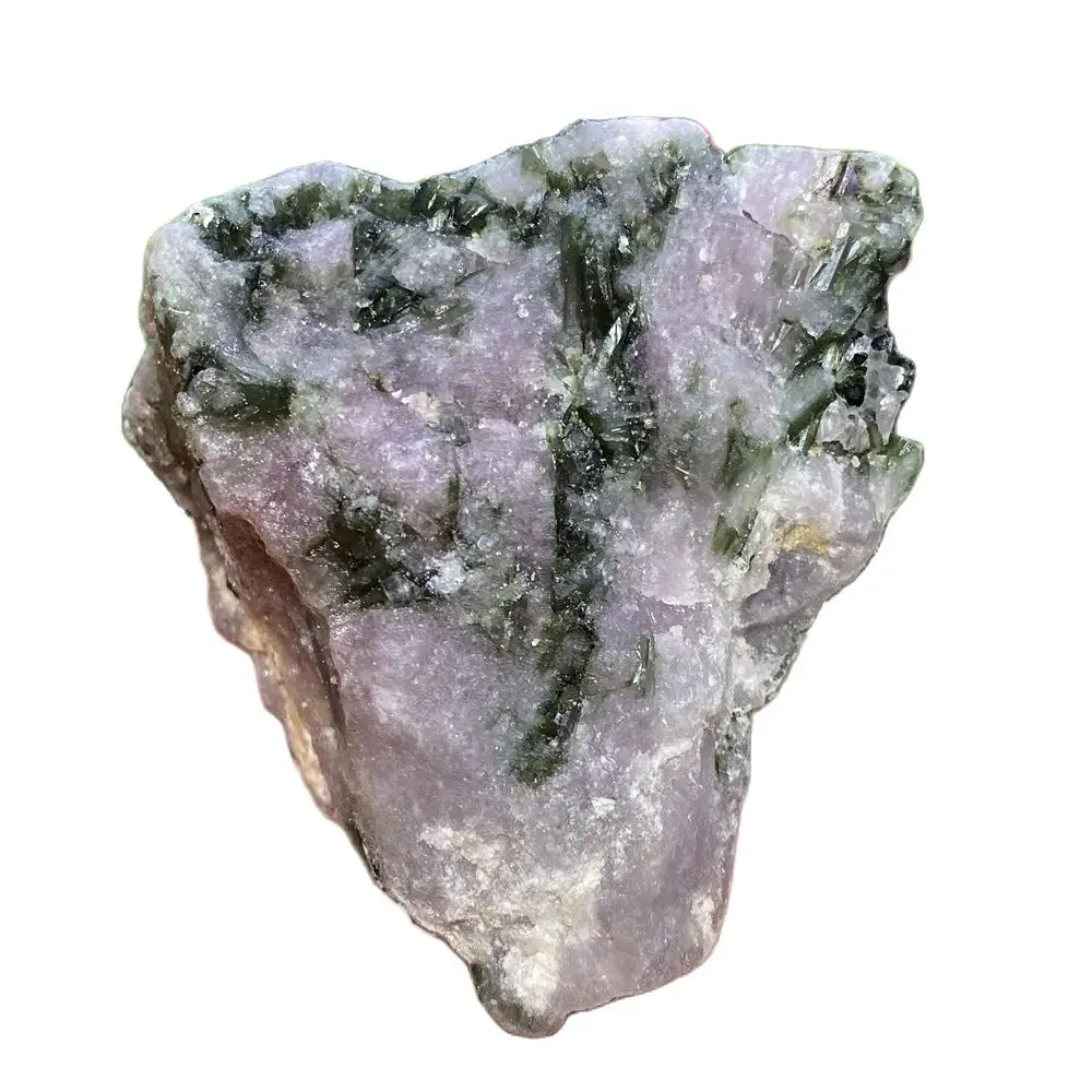 Natuurlijke Kristallen Gem Roze Groene Toermalijn Symbiose Mineraal Specimen Rock Zeldzame Originele Spirituele Meditatie Healing Stone
