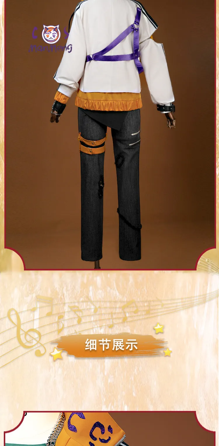 

Anime Ensemble stars Sengoku Shinobu Cosplay Costume Halloween Christmas Exquisite Prop ES New Sexy Man Woman leisure outfit