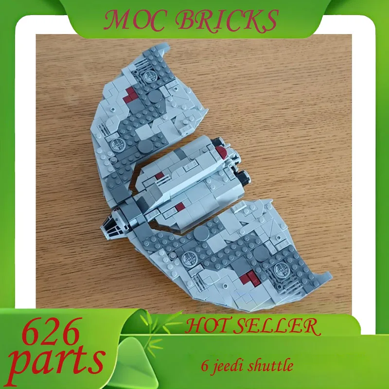 Personnaliser 626 pièces MOC Ahsoka Tano's T-6 Jeedi navette vaisseau spatial série guerre spatiale bricolage assemblage briques modèle enfants jouets cadeaux