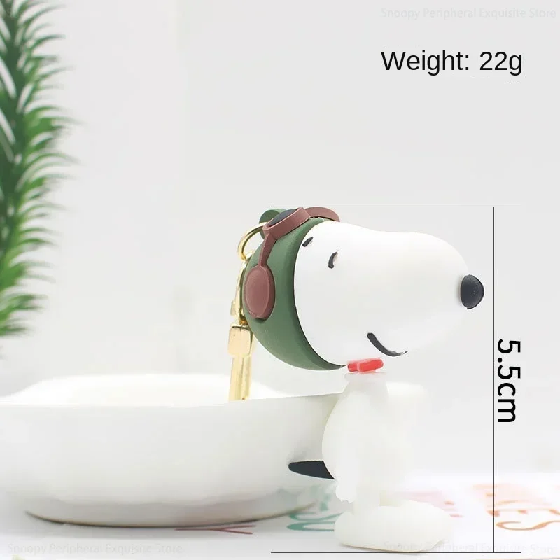 Snoopy Keychain Anime Cute Animal Keychain Bag Car Cartoon Doll for Women Accessories Cute Bag Pendant Key Ring Jewelry Gift New