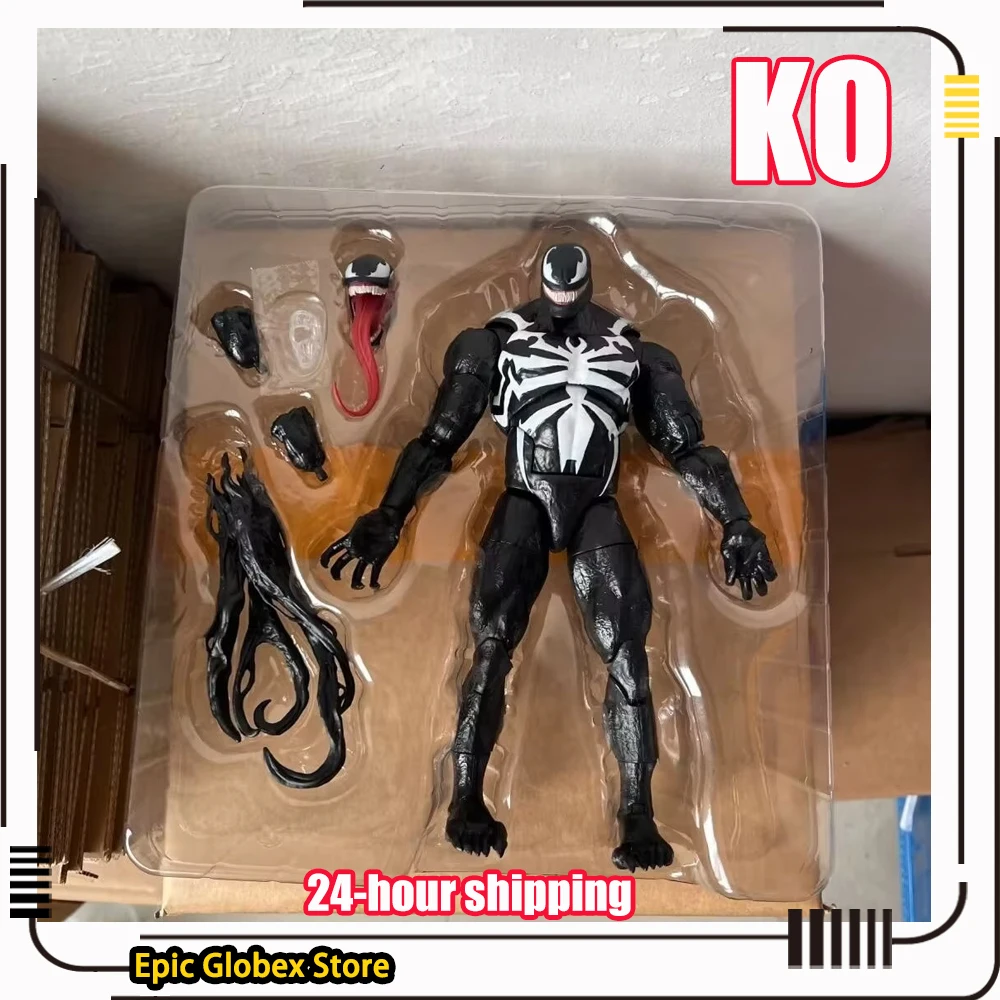 

Новая фигурка Венома Hasbro KO Game Ver, аниме-фигурки Marvel Spider-Man, подвижная статуэтка Человека-паука, модель, подарки, игрушки