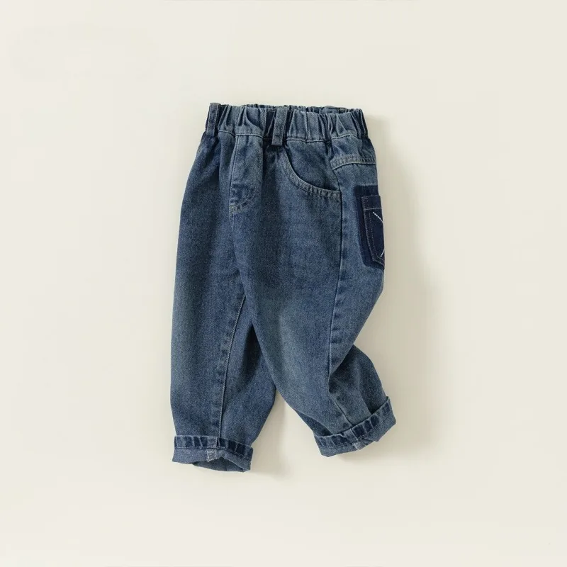 Pantalones para niños Jeans para niñas Versátiles Pierna recta Pantalones casuales Ropa para niños Ropa para niños Ropa De Niña Джintos Дсыля Дев® opetк 2025