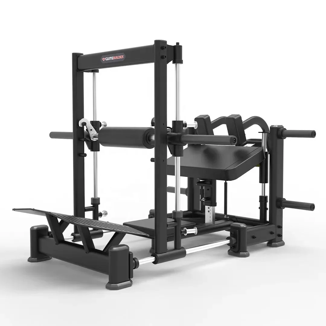 

Hip Thrust Strength Training Machine Hip for Bodybuilding Plate Loaded Gym Equipment Workout Equipments Exercise Equipment