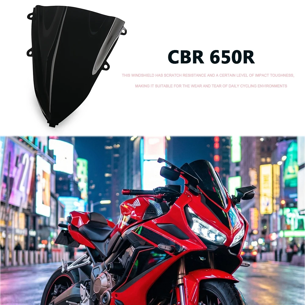 

Double Bubble Racing Windshield Windscreen For Honda CBR650R CBR 650 R 2019 2020 2021 2022 2023 2024 2025 Wind Protection