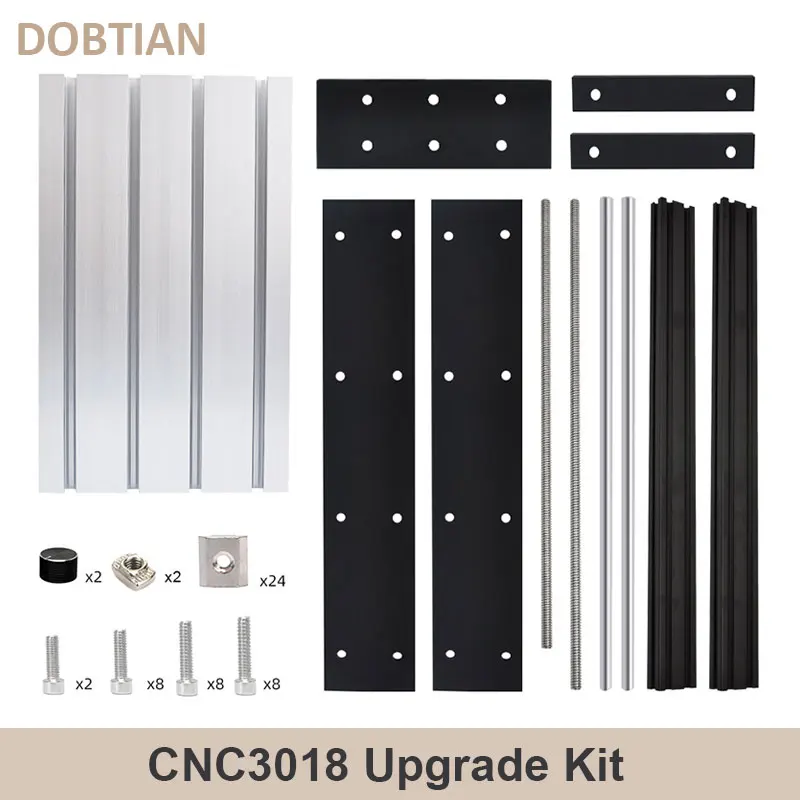 CNC 3018 Y Axis Extension Kit 3040 T-Slot Aluminum MDF Table Extension Aluminum Spoilboard Compatible with CNC 3018pro