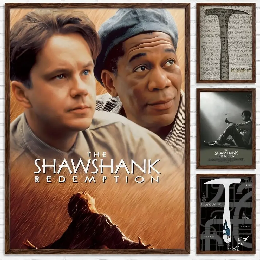 Acclaimed Classic Prison Drama Movie The Shawshank Redemption Poster Self‑Adhesive Waterproof Poster Sticker Wall Art Home Decor
